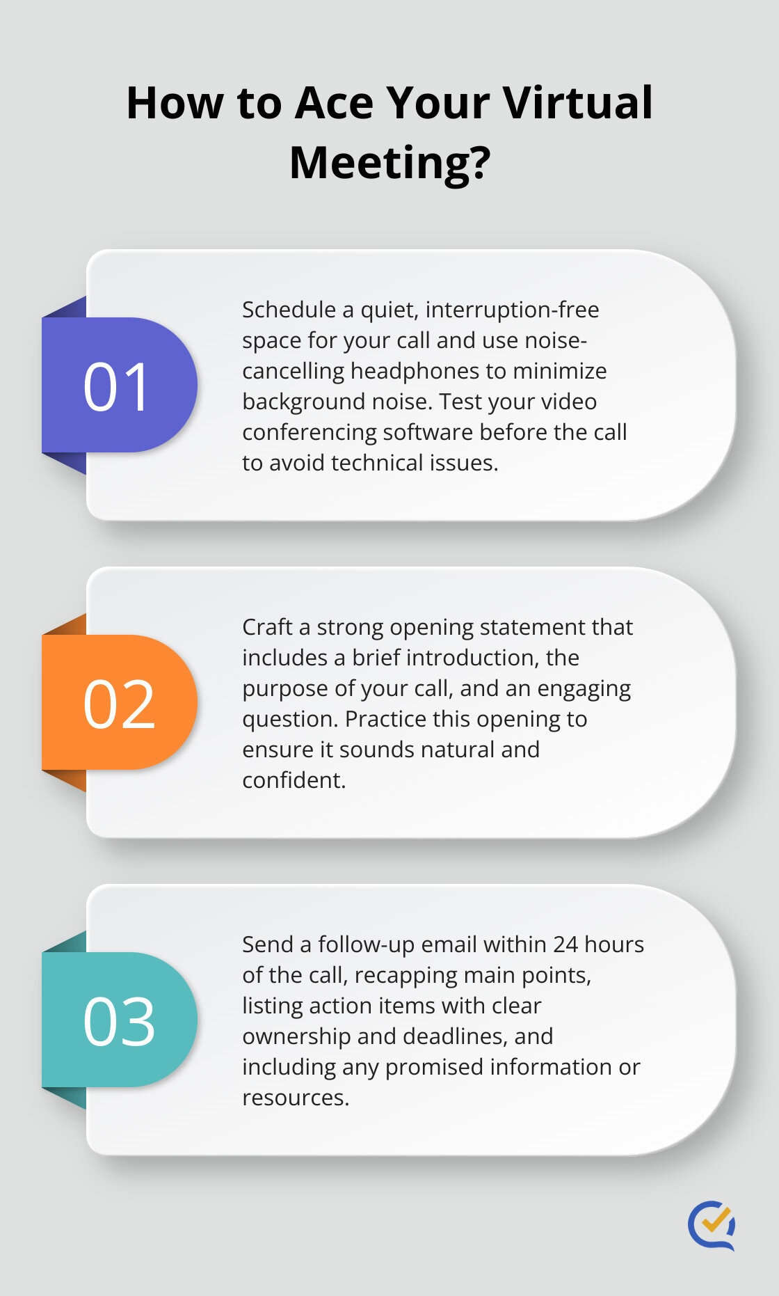 Infographic: How to Ace Your Virtual Meeting? - business call handling