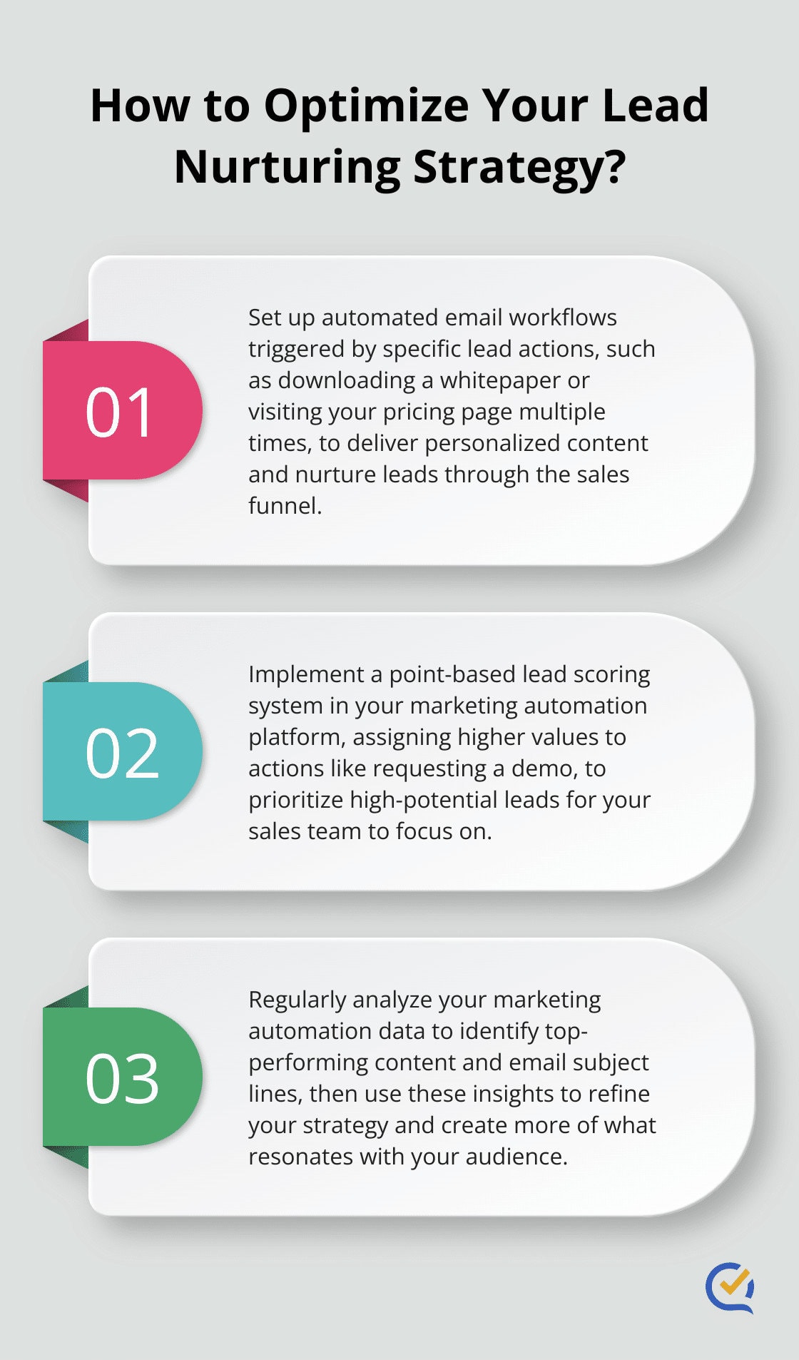 Infographic: How to Optimize Your Lead Nurturing Strategy? - marketing automation lead generation