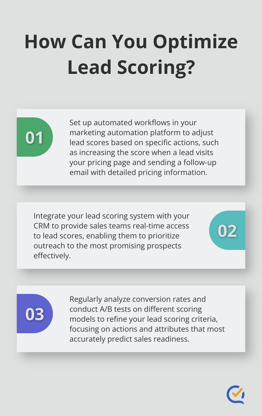 Infographic: How Can You Optimize Lead Scoring?