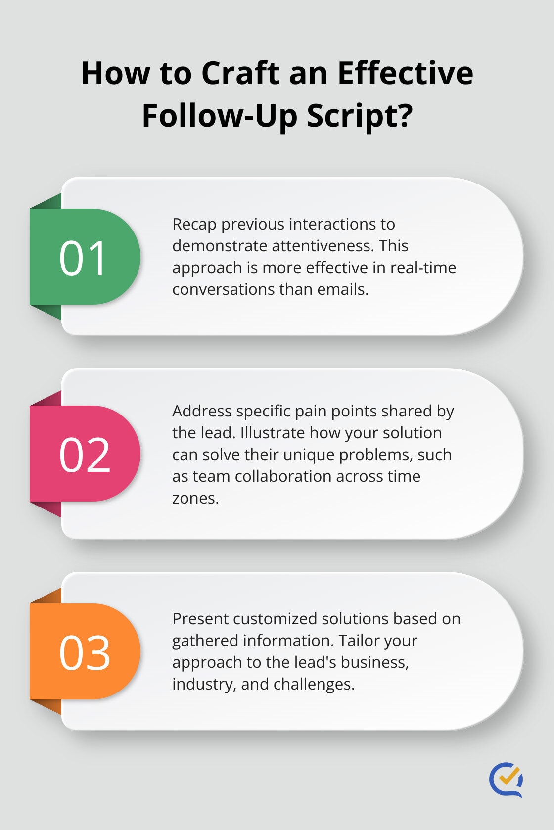 Infographic: How to Craft an Effective Follow-Up Script?