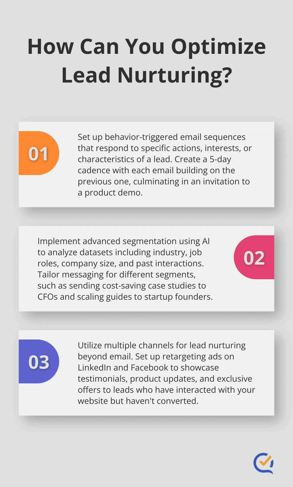 Infographic: How Can You Optimize Lead Nurturing? - saas lead nurturing