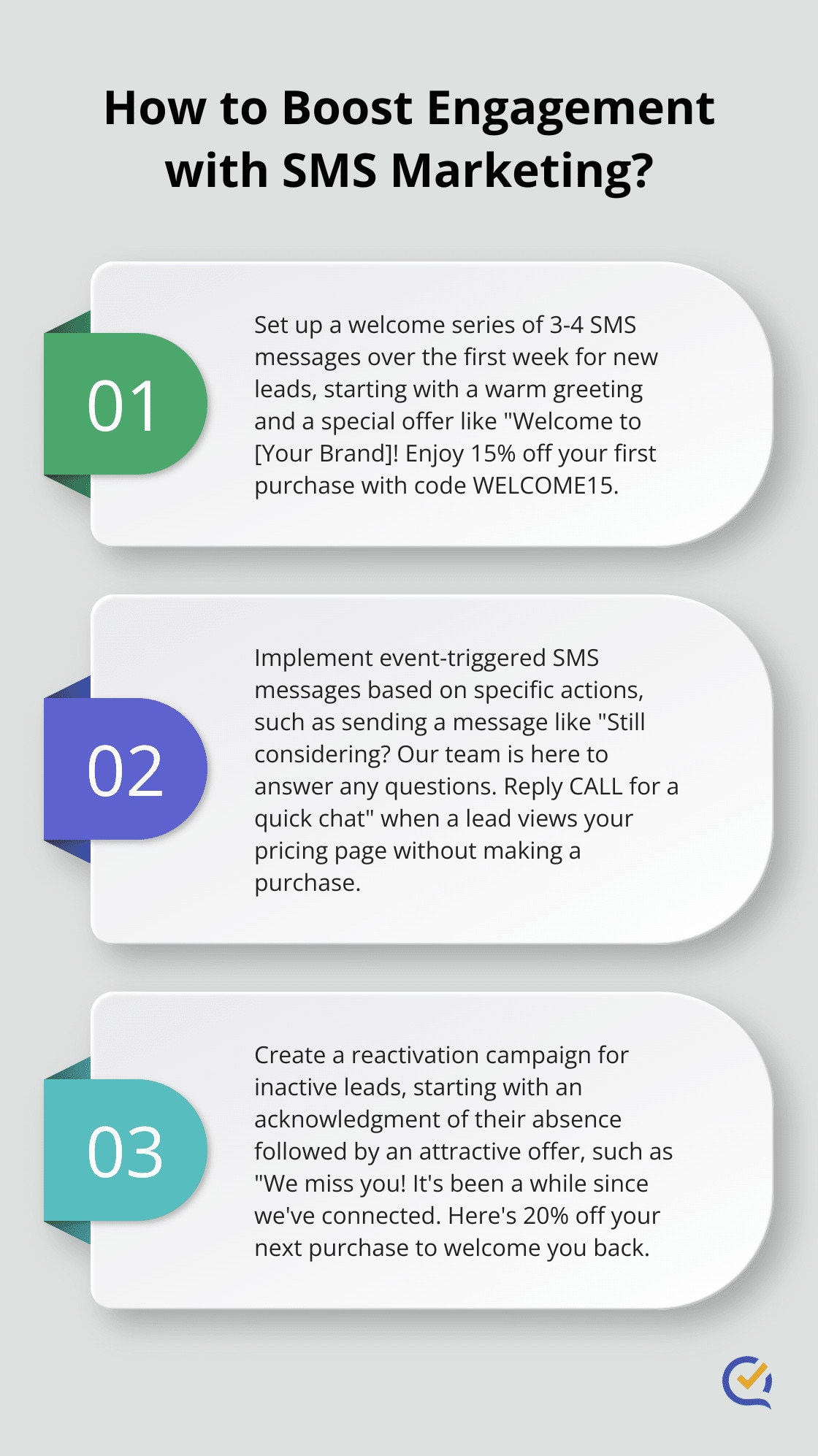 Infographic: How to Boost Engagement with SMS Marketing? - sms lead nurturing